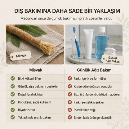Misvak - Doğanın Orijinal Diş Fırçası